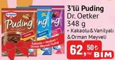 DR.OETKER 3'LÜ PUDİNG 348 G DR.OETKER 3'LÜ PUDİNG 348 G